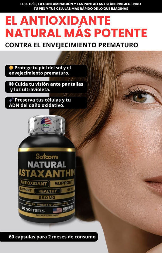 Astaxantina | Rejuvenece en cuestion de dias